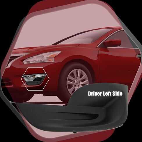 CarPartsDepot Fog Lamp Light Cover For NISSAN ALTIMA 2013-2015 (Driver and Passenger Side) in Saudi Arabia