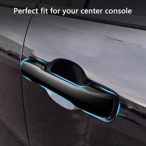 2024 2025 Tacoma Door Handle Covers for Tacoma Durable Anti-Scratch Exterior Decoration Gloss Black in Kuwait