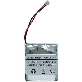 300mAh 3.7V Replacement Battery for Garmin Fenix 3, Fenix 3 HR, 361-00034-02, SNO-502530PC-F