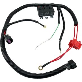 Dual Electric Fan Upgrade Wiring Harness Kit Compatible with 1999–2006 GM ECU Control Electric Cooling Fan Replace 7L5533A226T