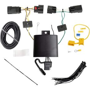 Tekonsha 118786 T-One Connector Assembly with Upgraded Circuit Protected ModuLite HD Module , Black