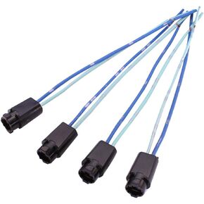 4PCs T5 73 74 Twist Lock Socket for Dashboard Instrument Panel Cluster Plug Lamp Dash Light Bulb Base 4PCS (T5 SOCKET)