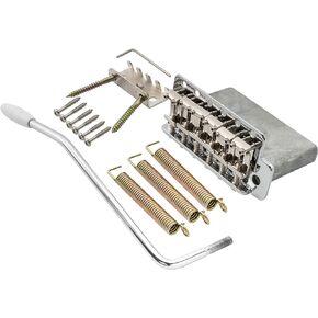 Musiclily Pro 2-7/32" Vintage Strat Guitar Tremolo Bridge Steel Saddles for Vintage Fender American Stratocaster Electric Guitar, Black