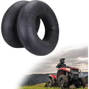 2 Pcs 25x8x12 ATV Inner Tubes with TR6 Valve Stem Butyl rubber for Radial or Bias Tires