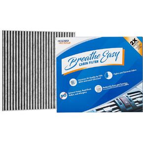 Spearhead Odor Defense Breathe Easy AC & Heater Cabin Filter | Fits 2017-23 Pacifica, 2020-23 Voyager Like OEM | Up to 25% Longer Lasting w/Activated Carbon (BE-283)