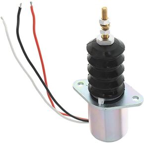 Fuel Shut Off Solenoid Valve AM124379 Replacement for John Deere 415 425 445 455 F915 F925 F935