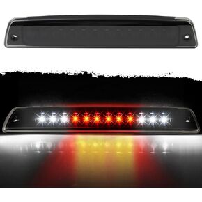 3rd Brake Light Fit For Dodge Ram 1500 1994-2001 For Dodge Ram 2500 1994-2002 For Dodge Ram 3500 1994-2002 For GMC Sierra 3500 2003-2004 High Mount Stop Light Cargo Light (Chrome+Smoke Lens)