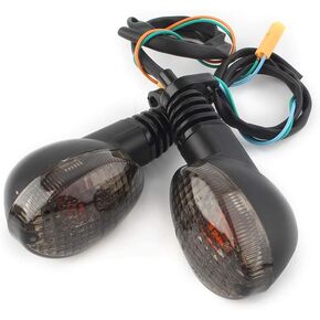GZYF 1 Pair Motorcycle LED Turn Signal Indicator Light Lamp Rear Blinker Lamp for KAWASAKI NINJA 250R 2008-2012 / KLX 250SF 2009-2010 / KLX250S 2009-2014 / VN 650 Vulcan S 2015-2017