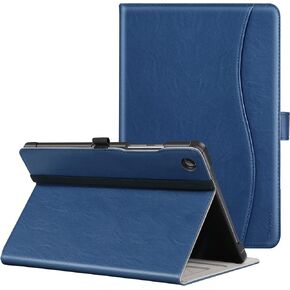 ZtotopCases for Samsung Galaxy Tab A8 10.5 Case 2022, Premium PU Leather Cover with Auto Wake & Sleep, Front Pocket & Multiple Viewing Angles for Galaxy Tab A8 10.5 Inch Tablet SM-X200/X205/X207-Blue