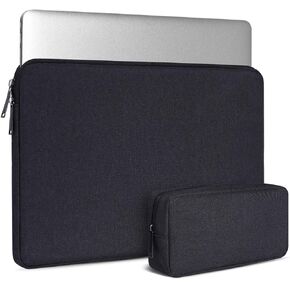 14 Inch Laptop Tablet Sleeve Case for Lenovo Yoga C930 C940 C740/Lenovo Ideapad 14/Lenovo Chromebook S330/Lenovo Thinkpad x1 Carbon 14, Dell XPS 15 9570 9575 7590, with Small Bag, Black