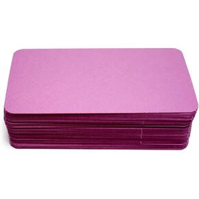 PPAPPAPPIYO 3.5x2 Blank color index cards (100) Paper - Blank (red)