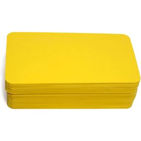 PPAPPAPPIYO 3.5x2 Blank color index cards (100) Paper - Blank (red)
