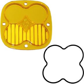 Baja Designs Squadron (Pro and Sport) LED Lens Kit, 1 Pack (Driving/Combo; Amber Lens)
