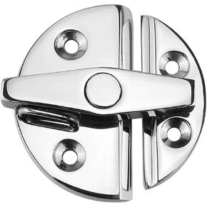 NRC&XRC Marine Grade 316 Stainless Steel 2-1/4" (57mm) Turn Twist Button Door Catch Latchfor Door Cabinet