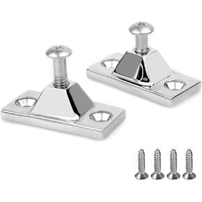 Boat Deck Hinge Bimini Top Side Mount,316 Stainless Steel Deck Hinge Fitting Hardware,Pack of 2