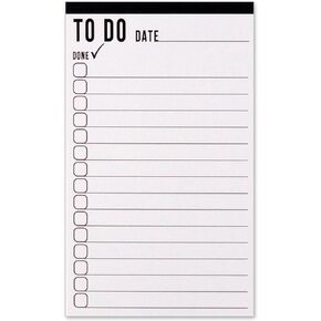 To Do List Cards - 3x5 Inch - Index Cards - Pack of 75 - Double Sided
