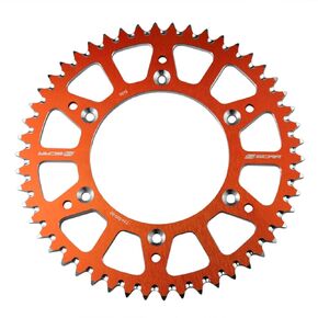Aluminum alloy Rear Sprocket Compatible with KTM SX SXF EXC EXCF XC XCW XCF XFCW 125 150 250 300 350 450 500 93-24, Orange - 48 tooth