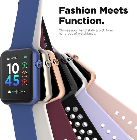 ساعة ذكية iTouch Air 4 - متتبع اللياقة البدنية، مراقب معدل ضربات القلب، وجه ساعة قابل للتخصيص - متتبع النشاط والسعرات الحرارية - أكثر من 100 وضع رياضي - اتصال بلوتوث in Kuwait