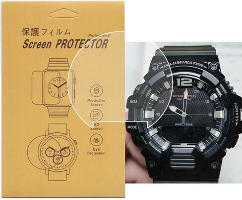 [3-Pcs] TPU Screen Protector For AE-1500 AE-1500WH-1AV Watch Full Coverage HD Clear Anti-Bubble and Anti-Scratch For 【AE-1500】 in Saudi Arabia