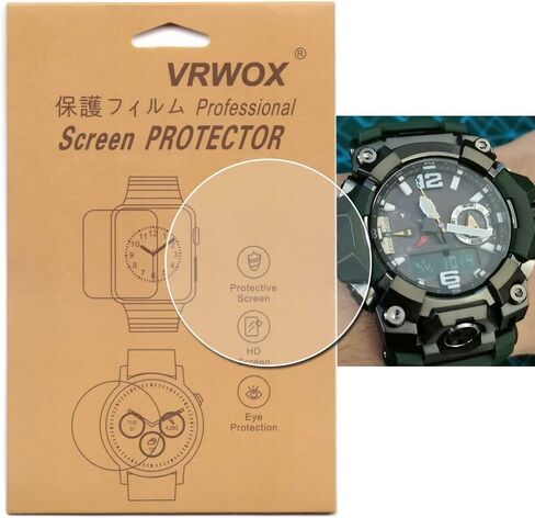 [3-Pcs] TPU Screen Protector For AE-1500 AE-1500WH-1AV Watch Full Coverage HD Clear Anti-Bubble and Anti-Scratch For 【AE-1500】 in Saudi Arabia