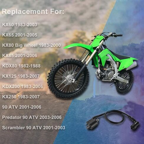 ملف إشعال GOOFIT لـ Kawasaki KX60 KX80 KX85 KX125 KDX200 CG125 CG150 CG200 CG250 ATV الدراجة الترابية in Saudi Arabia