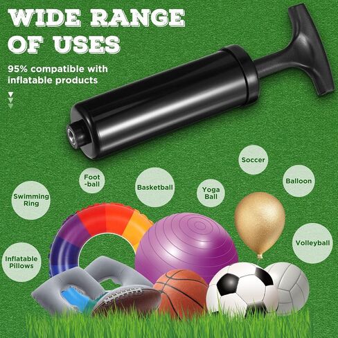 Jutom 200 Sets Portable Ball Pump Kit Include Needle Nozzle Extension Hose Hand Air Ball Pump Inflation Kit for Sports Ball Balloon Basketball Soccer Christmas Child Shoe Boxes Operation Christmas in Saudi Arabia