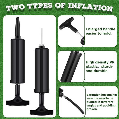Jutom 200 Sets Portable Ball Pump Kit Include Needle Nozzle Extension Hose Hand Air Ball Pump Inflation Kit for Sports Ball Balloon Basketball Soccer Christmas Child Shoe Boxes Operation Christmas in Saudi Arabia