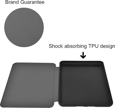 حافظة لجهاز Kindle الجديد كليًا (إصدار الجيل العاشر - 2019 فقط)، غطاء من جلد البولي يوريثان الممتاز خفيف الوزن للغاية مع تنبيه/غفو تلقائي، لا يناسب Kindle Paperwhite الجيل العاشر 2018 (رخام أزرق بحيرة) in Kuwait