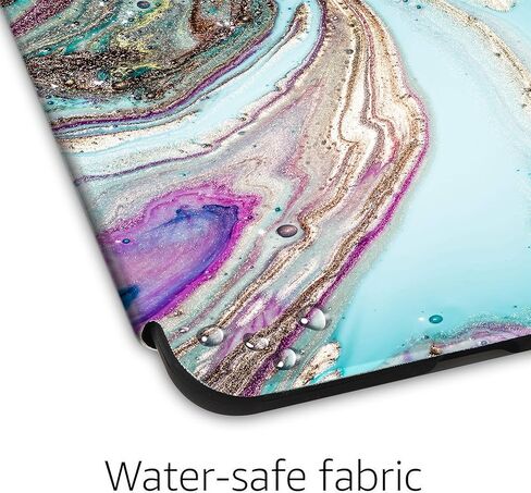 حافظة لجهاز Kindle الجديد كليًا (إصدار الجيل العاشر - 2019 فقط)، غطاء من جلد البولي يوريثان الممتاز خفيف الوزن للغاية مع تنبيه/غفو تلقائي، لا يناسب Kindle Paperwhite الجيل العاشر 2018 (رخام أزرق بحيرة) in Kuwait