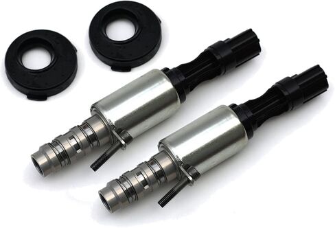 Set Pair 2 VCT Variable Camshaft Cam Timing Solenoid Oil Control Valve VVTi Timing for Ford 4.6L 281 5.4L 330 3V with Seal an Screw 8L3Z-6M280-A 3L3Z-6C535-AA 1 3/4 Seal Older Style UPDATED DESIGN in Saudi Arabia
