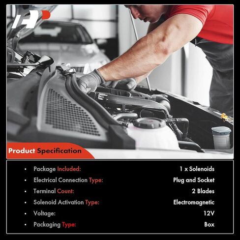 الملف اللولبي لتوقيت الصمام المتغير للمحرك A-Premium (VVT) متوافق مع Toyota Tacoma 2005-2010، 4Runner 2010، L4 2.7L، استبدال # 1533075010، V700413 in Kuwait