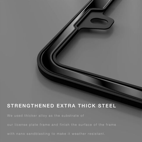 إطار لوحة ترخيص أسود لسيارة رينج روفر in Kuwait