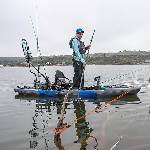 Boat Kayak Anchor- Stainless Steel Anchor Grip with 5mm Paracord, Kayak Canoe Equipment Accessories Brush Clamp Anchor with Teeth for Fishing Boating Camping in Kuwait