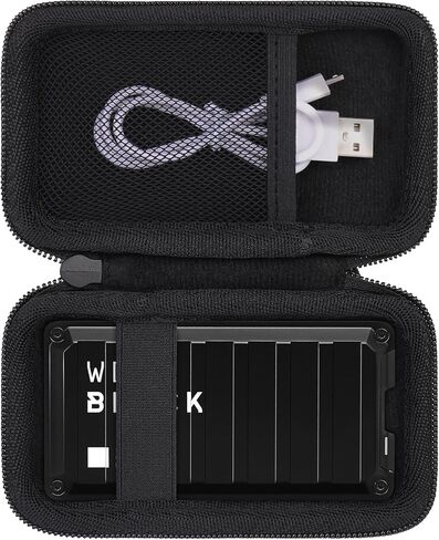 Aenllosi Hard Carrying Case Replacement for Western WD Black 1TB 2TB 4TB 5TB P10 / 500GB 1TB 2TB P50 Game Drive Portable External Hard Drive (for P50) in Saudi Arabia