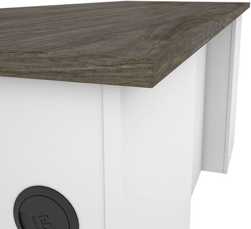 غلاف مكتبي Bestar Norma 71W باللون الأسود والرمادي اللحاء in Kuwait