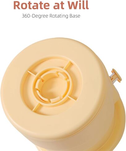 حامل قلم رصاص للمكتب من GIB، يدور 360 درجة مع فتحة أمامية لمنظمات الأقلام المكتبية لتخزين سطح المكتب ومستلزمات القرطاسية ووعاء الأكواب للمكتب والمدرسة والمنزل، برتقالي in Kuwait