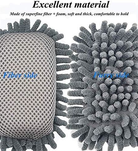 4 Pieces Microfiber Shag Whiteboard Eraser，Whiteboard Eraser Washable Microfiber Shag Dry Erase Board Eraser, for School/Mark/Classroom/Whiteboard/Blackboard/Office/Car in Kuwait