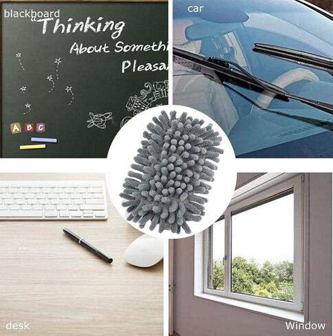 4 Pieces Microfiber Shag Whiteboard Eraser，Whiteboard Eraser Washable Microfiber Shag Dry Erase Board Eraser, for School/Mark/Classroom/Whiteboard/Blackboard/Office/Car in Kuwait