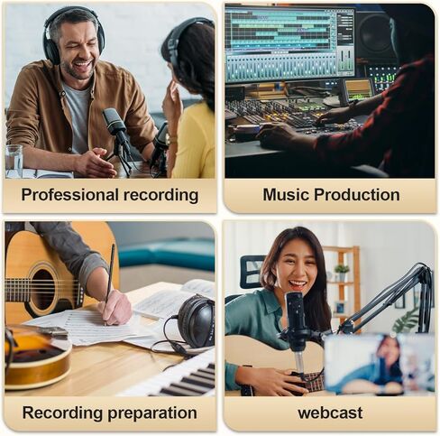 واجهة صوت USB MB28 للتسجيل والموسيقى وكتابة الأغاني والبث والبث الصوتي - دقة عالية، تسجيل بجودة الاستوديو، تستخدم لجميع البرامج التي تحتاج إلى تسجيلها، واجهة XLR in Kuwait