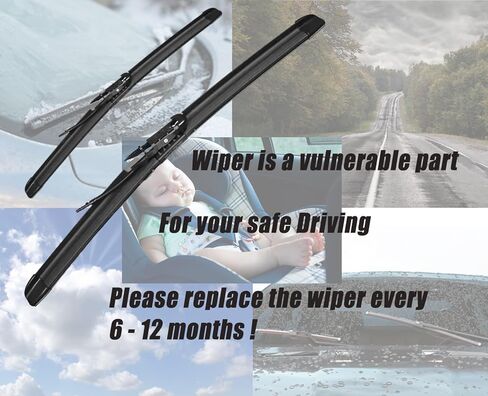 شفرات ممسحة Tesla Model X 2015-2023 مع غسيل متكامل، شفرات ممسحة للزجاج الأمامي/الزجاج الأمامي من السيليكون مقاس 28 بوصة + 18 بوصة قابلة للاستخدام في جميع المواسم، مجموعة ملحقات المعدات الأصلية مكونة من قطعتين in Kuwait