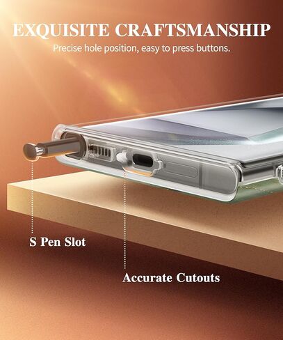 GVIEWIN Designed for Samsung Galaxy S24 Ultra Case with Slide Camera Cover+Screen Protector, [Military Grade Shockproof] Marble Slim Protective Phone Case for S24 Ultra 5G 6.8" (Quicksand/Purple) in Kuwait