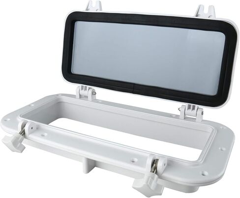 YaeMarine Boat Rectangular Porthole Window, Rectangle Opening Portlight Yacht Porthole 15-3/4" x 7-7/8" / 400mm×200mm in Saudi Arabia