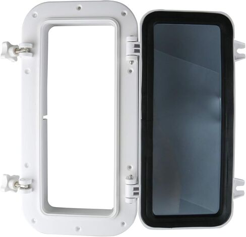 YaeMarine Boat Rectangular Porthole Window, Rectangle Opening Portlight Yacht Porthole 15-3/4" x 7-7/8" / 400mm×200mm in Saudi Arabia
