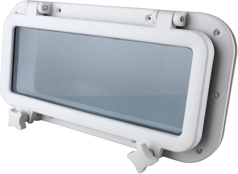 YaeMarine Boat Rectangular Porthole Window, Rectangle Opening Portlight Yacht Porthole 15-3/4" x 7-7/8" / 400mm×200mm in Saudi Arabia
