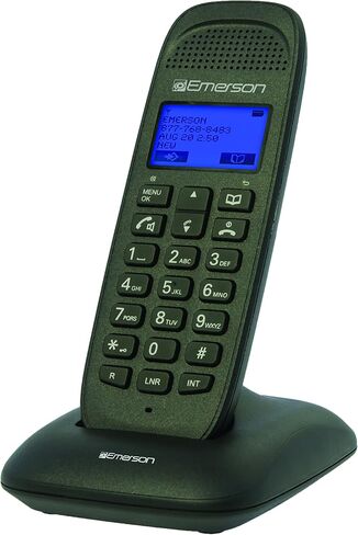 إيمرسون EM7000 Dect_6.0 هاتف أرضي بسماعة واحدة و4 خطوط، أسود in Saudi Arabia