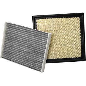 FA1883 Ford Engine and Cabin Air Filter المحدد لـ F150 2.7L 3.0L 3.3L 3.5L 5.0L (2015-2025) ، Expedition ، Lincoln Navigator (2018-2024) ، LOBO (2016-2022) ، يحل محل# fl3z19n619a ، fp79