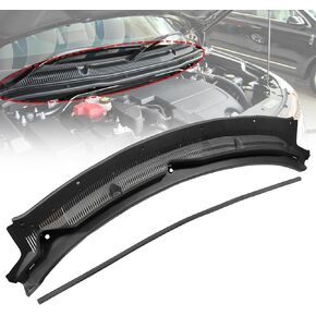Secosautoparts Top Windshield Cowl Grille Panel متوافق مع Ford Explorer 2011-2019 أداة اعتراض الشرطة 2013-2019