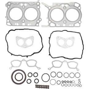 Cylinder Head Gasket Kit No.10105AB580 Engine Engine Valve Gasket Set for SUBARU Engine. FB25(SJ9)2.5L Rubber,Metal Black