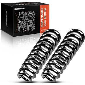 A-Premium 2Pcs Front Suspension Coil Spring Set Compatible with Dodge Ram 1500 2006 2007 2008 4.7L 5.7L 4WD, Driver and Passenger Side, Replace# 55366472AA
