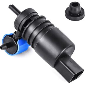 Windshield Washer Pump Compatible with Dodge,Jeep,Chrysler,Ford,BMW,Audi,Chevrolet, Replacement OEM# 8260A059,8260A021,8260A082